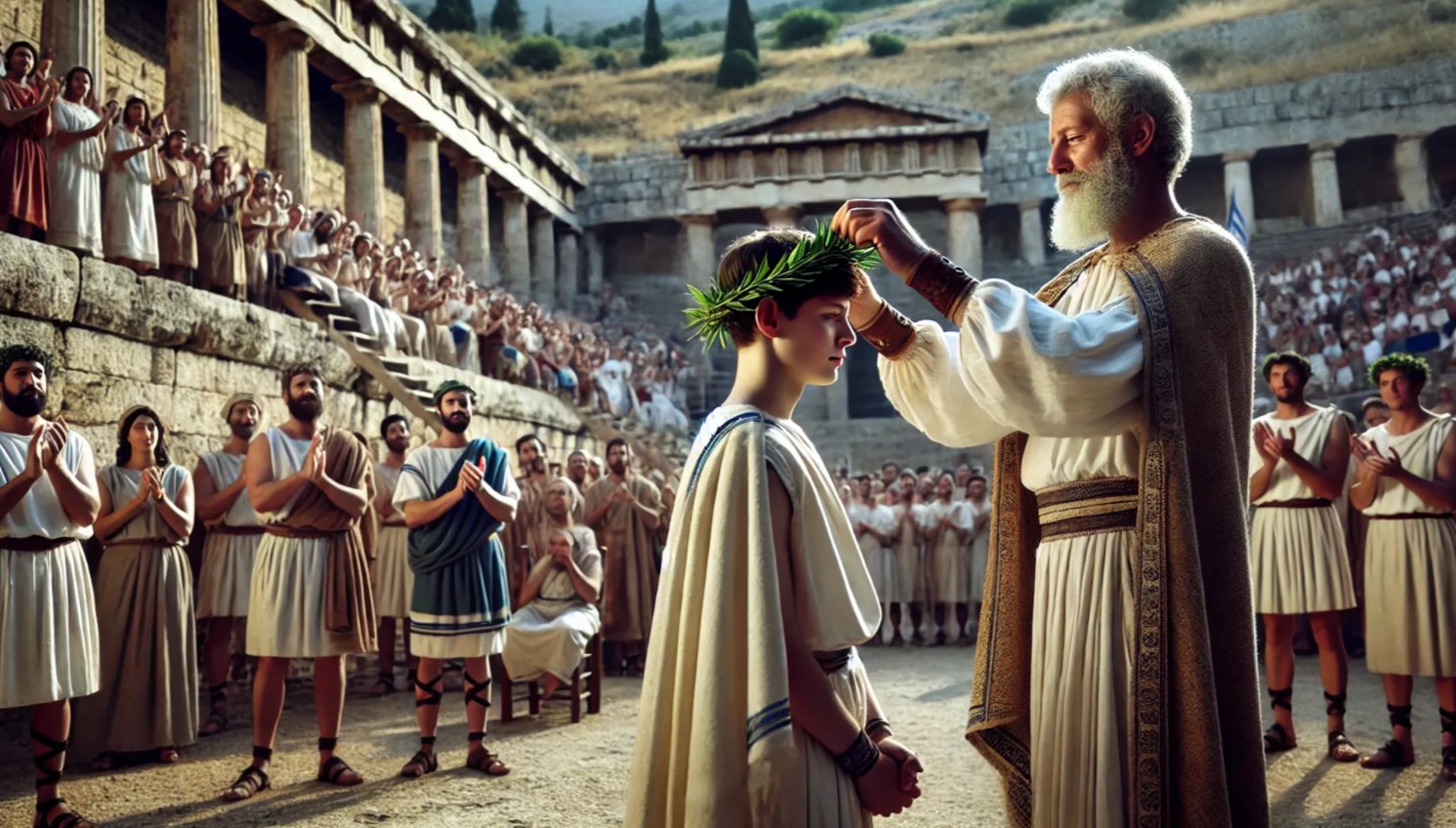 Ancient olive wreath for Olympic winners